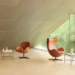 Fritz Hansen 3320 Svanen Grace Læder