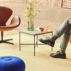 Fritz Hansen 3320 Svanen Grace Læder