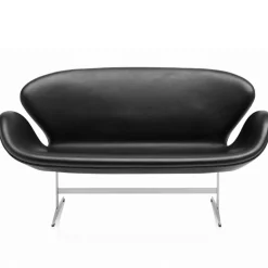 Fritz Hansen 3321 Svanesofa 2-Pers Læder