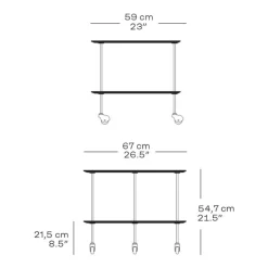 Fritz Hansen AJ Trolley Valnød