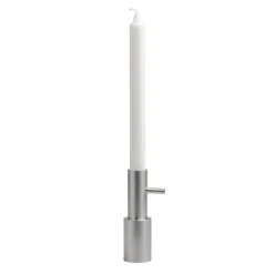 Fritz Hansen Candleholder Single No. 2 Stainless Steel