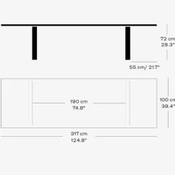 Fritz Hansen CM31 Essay Spisebord