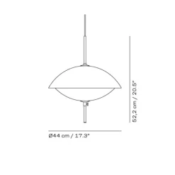 Fritz Hansen Musling Pendel Ø440
