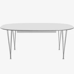 Fritz Hansen Super-Ellipse Bord Med Udtræk B619