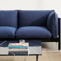 Hay Arbour 2-Pers. Sofa Sortlakeret & Steelcut Trio 796