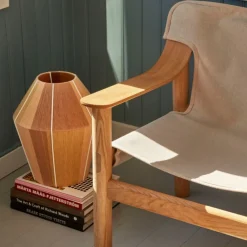 Hay Bernard Loungestol Lakeret Eg & Raw Canvas