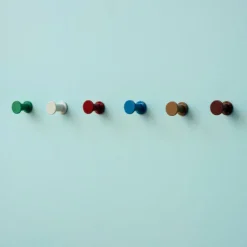 HAY Bolt Hook-Set of 2 Dark Brown