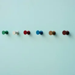 HAY Bolt Hook-Set of 2 Light Brown