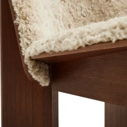 Hay Chisel Loungestol Walnut & Sheepskin
