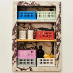 HAY Colour Crate Mini Set of 2 Electric Blue