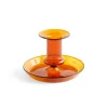 HAY Flare Candleholder Amber