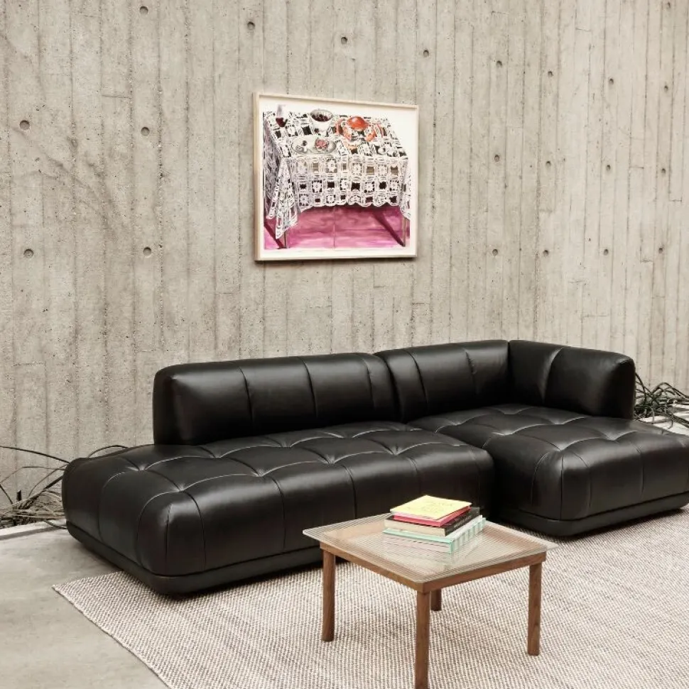 Hay Quilton Comb. 21. Sort Sense Læder