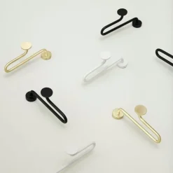 Hübsch Swing Hook Black