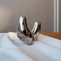 Hein Studio Unity Candleholder Silver