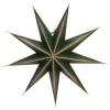 House Doctor 9 Point Star Green/Champagne Large
