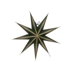 House Doctor 9 Point Star Green/Champagne Medium