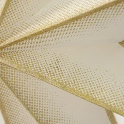 House Doctor 9 Point Star Off-White/Champagne Small