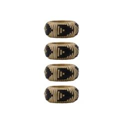 House Doctor Bam Napkin Rings Nature/Black