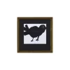 House Doctor Bird Wall Art Black