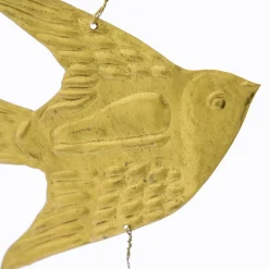 House Doctor Bird/Star/Heart Ornaments Antique Brass