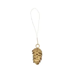 House Doctor Cone Ornaments Gold
