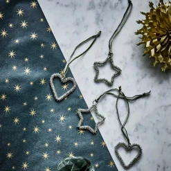 House Doctor Connect Ornaments Silver (4 Pieces)