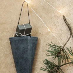 House Doctor Corne Ornaments Grey/Blue H 19 cm