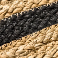 House Doctor Denta Door Mat Nature/Black 60x90 cm