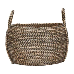 House Doctor Distra Storage Basket Black/Natural Large