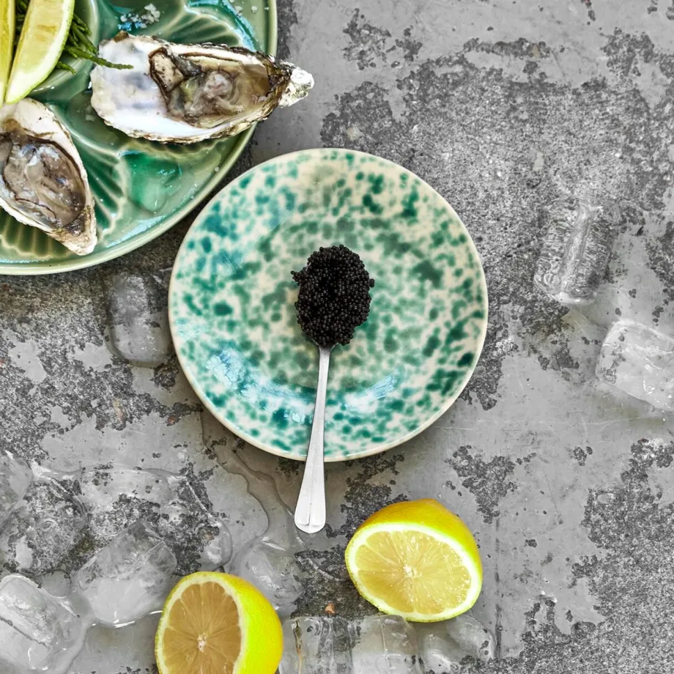 House Doctor Diva Dessert Plate Green