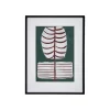House Doctor Flow Wall Art Dark Green