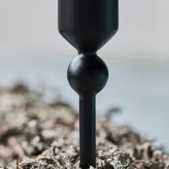 House Doctor Folk Candle Holder Black High