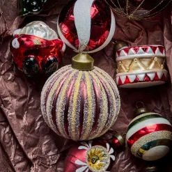 House Doctor Frost Ornament Red