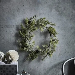 House Doctor Frost Wreath Green Small