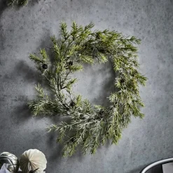 House Doctor Frost Wreath Green Large