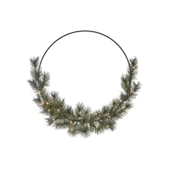 House Doctor Giant Wreath With LED Nature Small