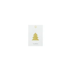 House Doctor Glitr Gift Tags White/Golden