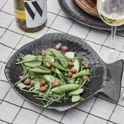 House Doctor Kala Serving Dish Black