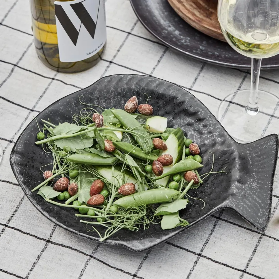 House Doctor Kala Serving Dish Black