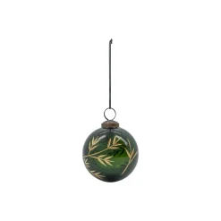 House Doctor Leaf Ornament Green/Golden