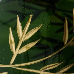 House Doctor Leaf Ornament Green/Golden