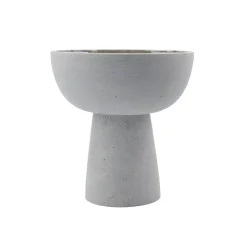 House Doctor Marb Candle Holder Grey