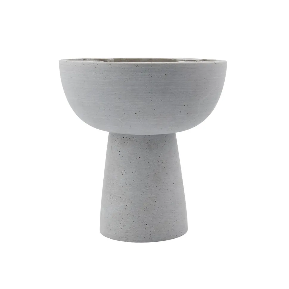 House Doctor Marb Candle Holder Grey
