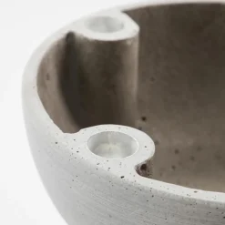 House Doctor Marb Candle Holder Grey