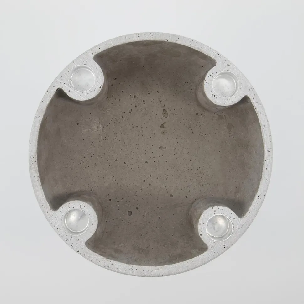 House Doctor Marb Candle Holder Grey