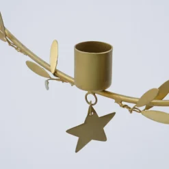 House Doctor Mistel Candle Holder Brass Small