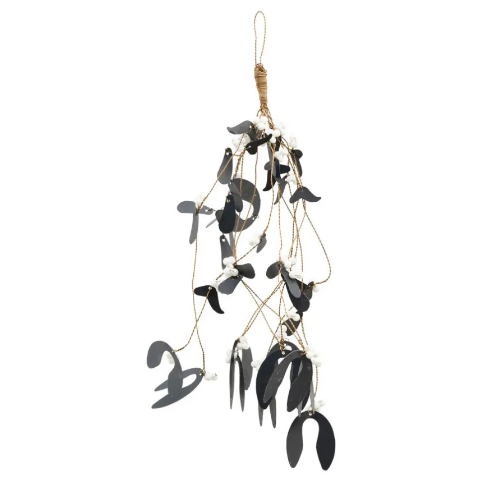 House Doctor Ornament Mistletoe Black Large