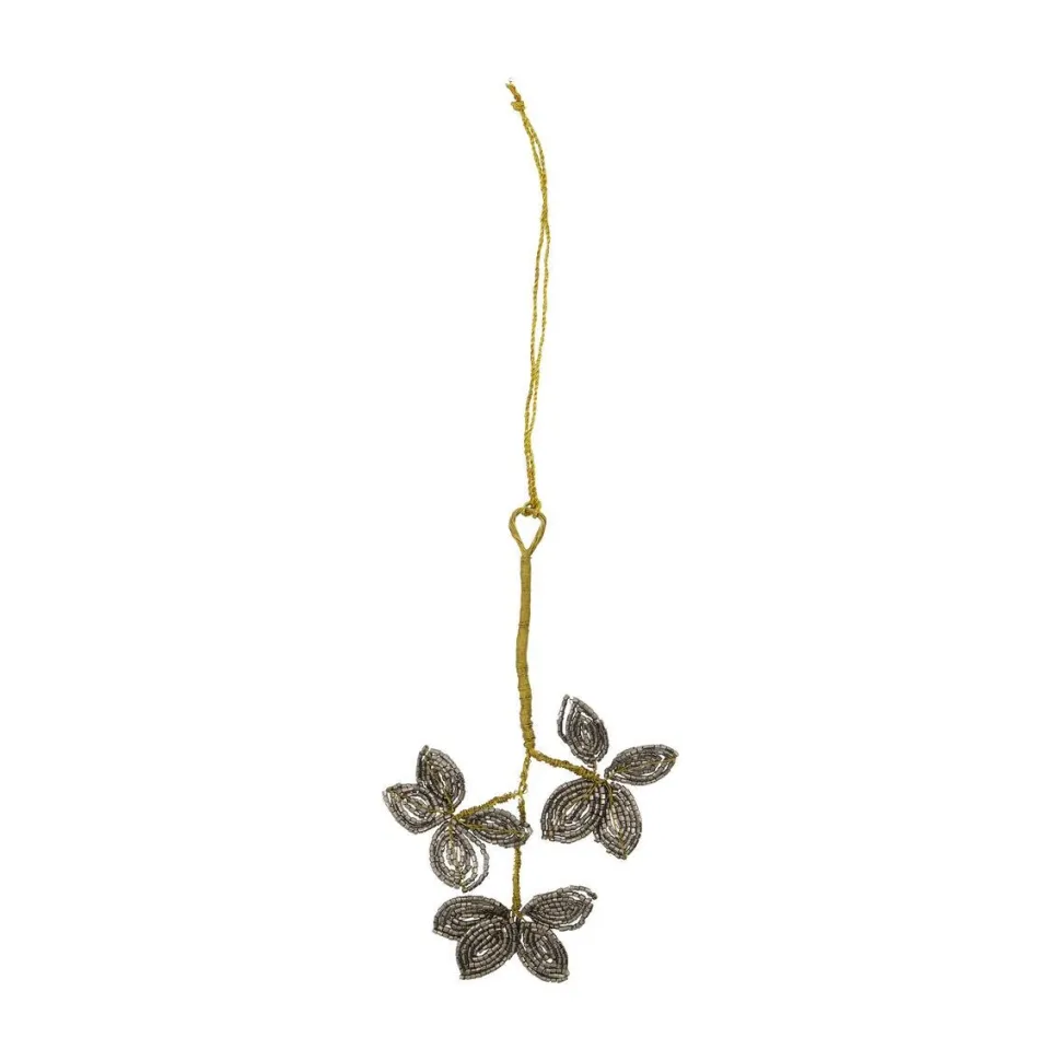 House Doctor Pearl Ornaments Grey/Gold