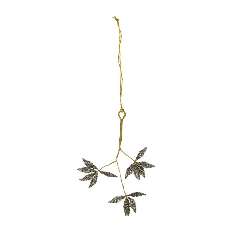 House Doctor Pearl Ornaments Grey/Gold