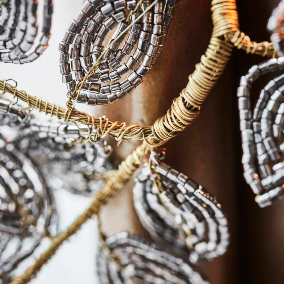 House Doctor Pearl Ornaments Grey/Gold